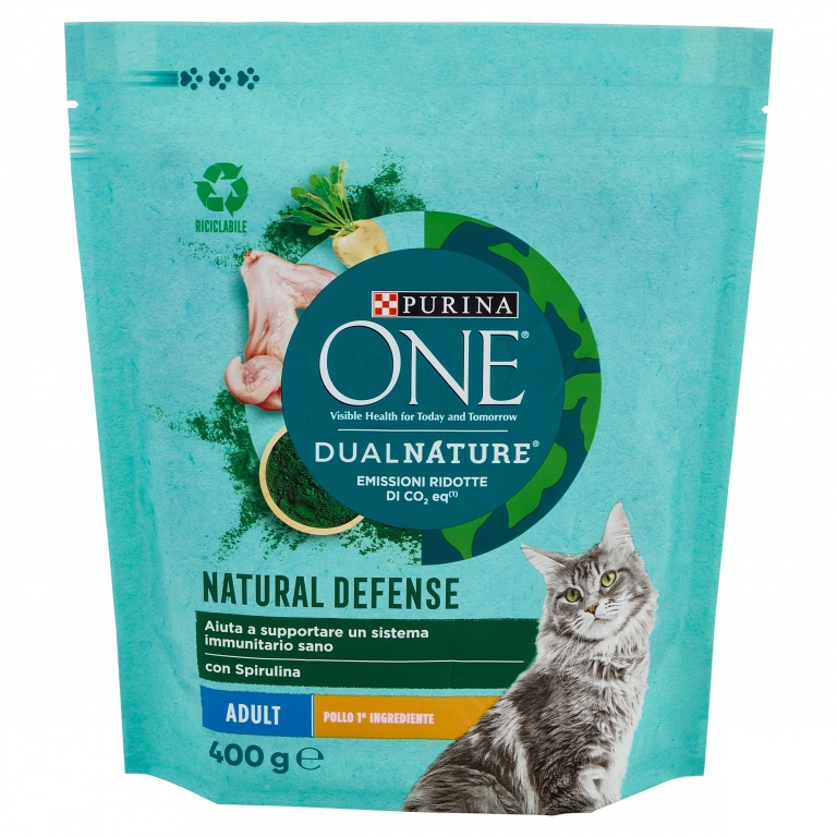 PURINA ONE DUAL NATURE GATTO POLLO GR.400         