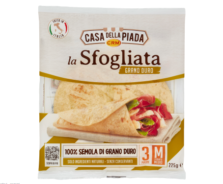 CASA DELLA PIADA PIADINA GRANO DURO GR.225        