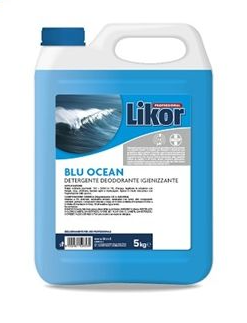 DETERGENTE PAVIMENTI BLU OCEAN LIBER KG5          