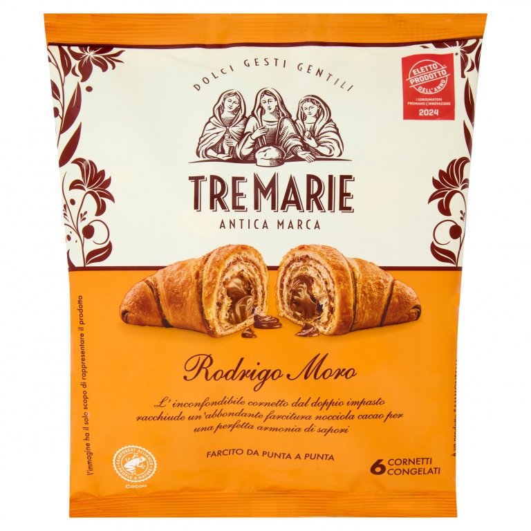 CORNETTO RODRIGO MORO CIOCCOLATO TRE MARIE X6 G342