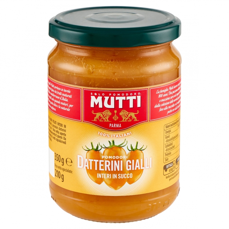 DATTERINI MUTTI GIALLI IN SUCCO GR.350            