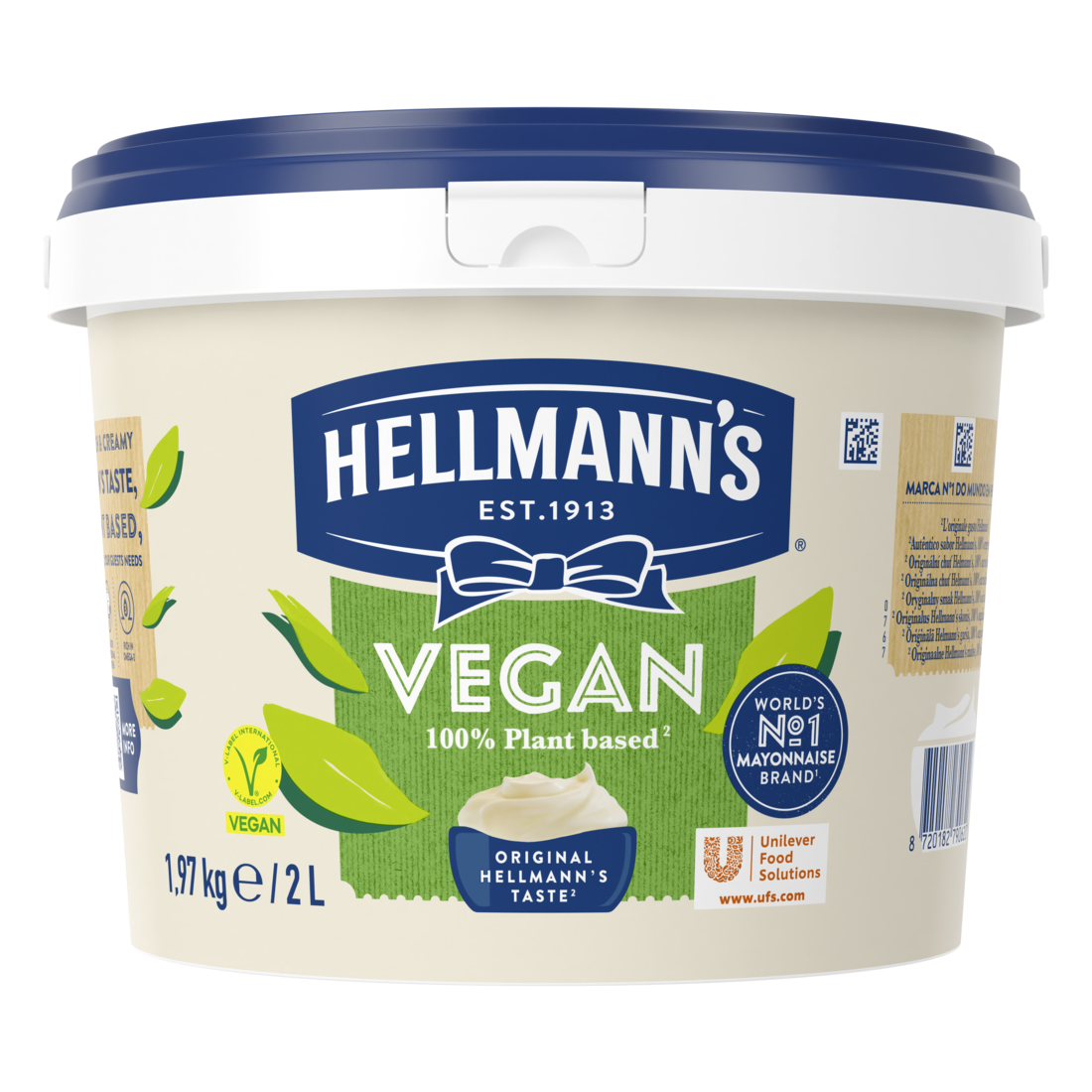 MAIONESE HELLMANN'S VEGAN KG.1,97 SECCHIELLO      