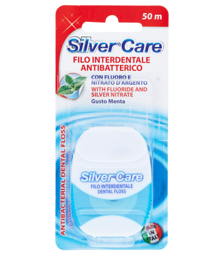 FILO INTERDENTALE SILVER CARE ANTIBATTERICO MT.50 