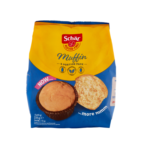 MUFFINS SCHAR GR.225 S/GLUTINE                    