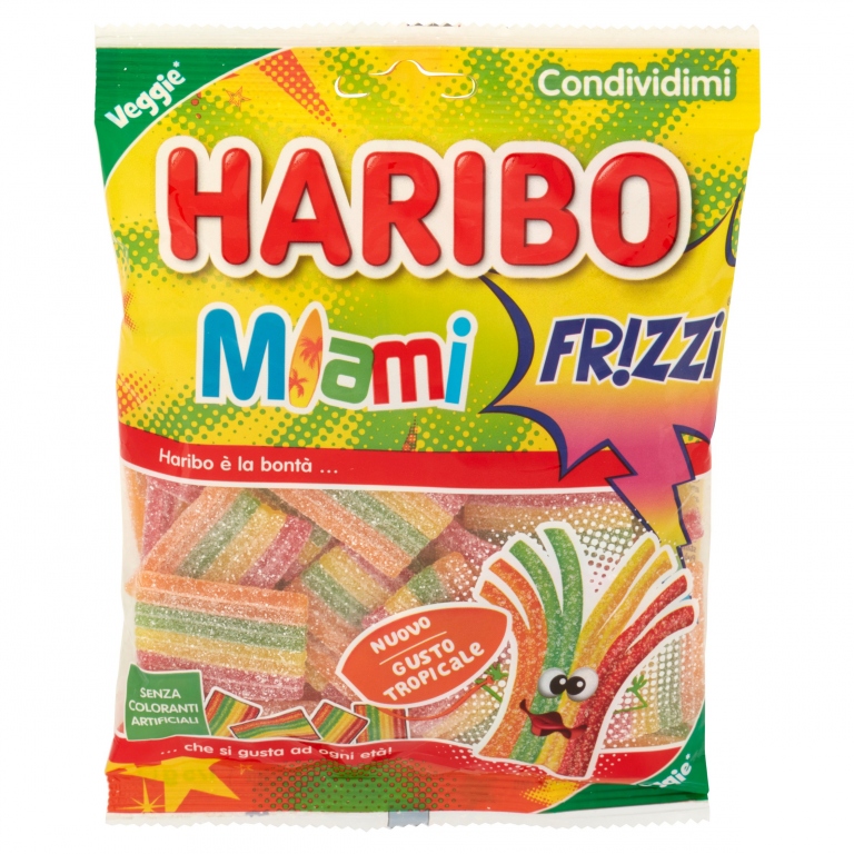 CARAMELLE HARIBO MIAMI FRIZZI GR.175              