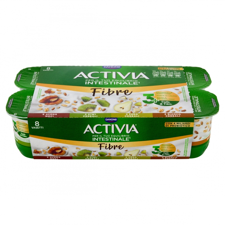 ACTIVIA FRUTTA E FIBRE GR.125X8                   