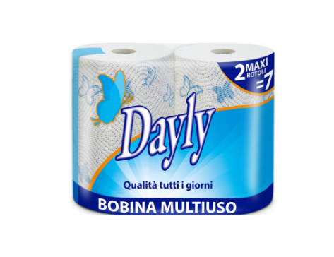 BOBINA MULTIUSO DAYLY 2V 2 ROTOLI                 