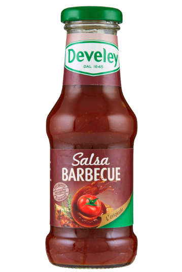 SALSA DEVELEY BARBECUE WHITE ML250 SQUEEZE        