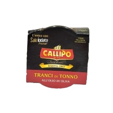 TONNO CALLIPO RIS.ORO O.O.GR.160 VASO VETRO       