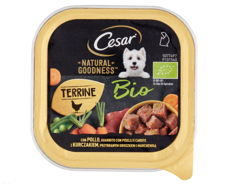 CESAR NATURAL GOODNES BIO POLLO PISELLI CAR.GR.100