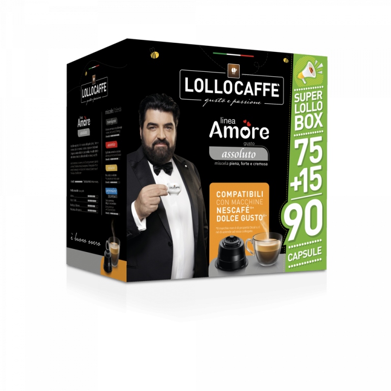 CAFFE' LOLLO CAPS COMPAT.DOLCEGUSTO X75PZ+15OM    