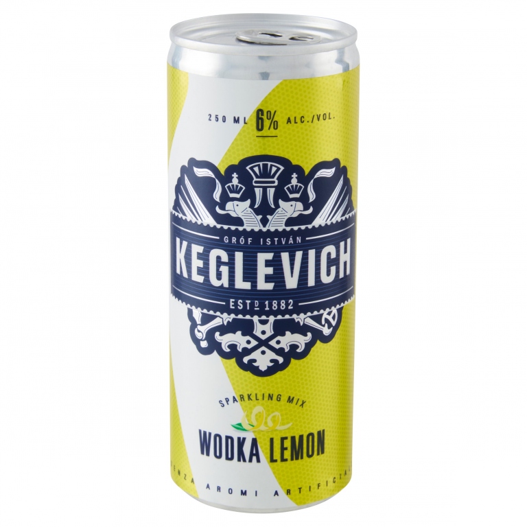 KEGLEVICH VODKA SODA LEMON ML.250 LATTINA         