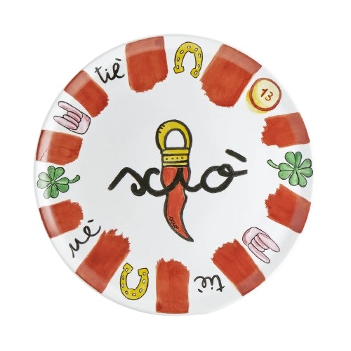 PIATTO PIZZA ROSSO POMODORO PAGNOSSIN CM31        