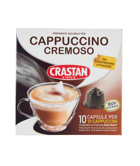 CRASTAN CAPPUCCINO CREMOSO CAPS X10PZ DOLCEGUSTO  