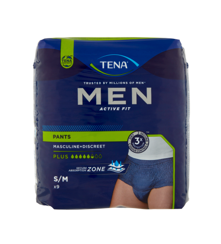 PANN.INCONT.TENA MEN PANTS PLUS MEDIUM PZ 9       