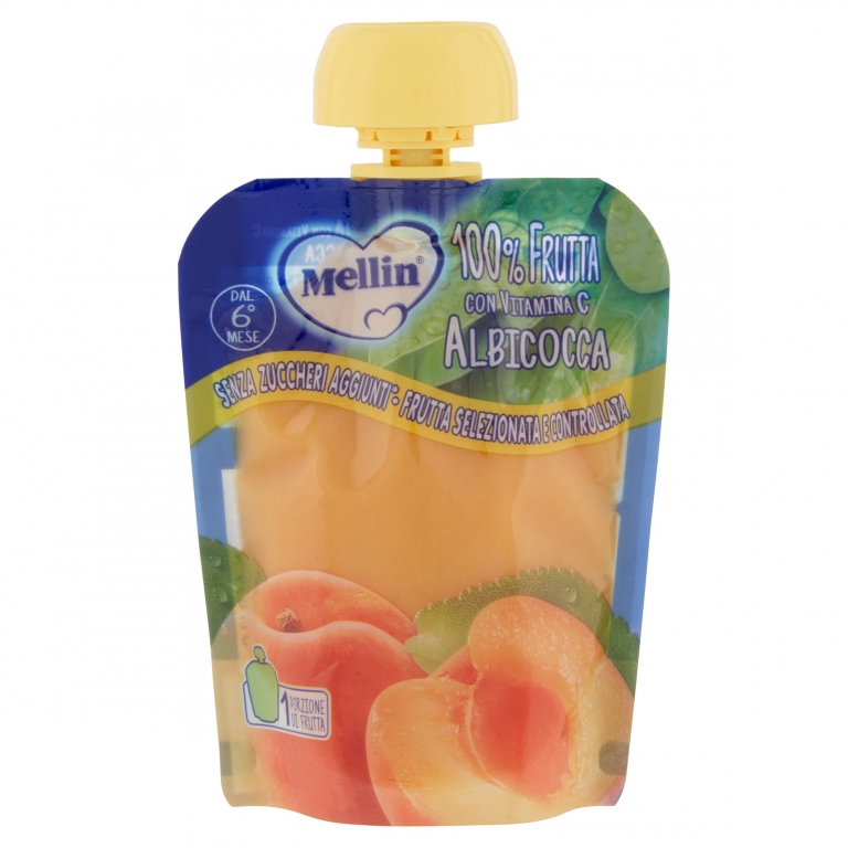 MELLIN POUCH 100% PERA/BANANA/ALBIC. GR.90        