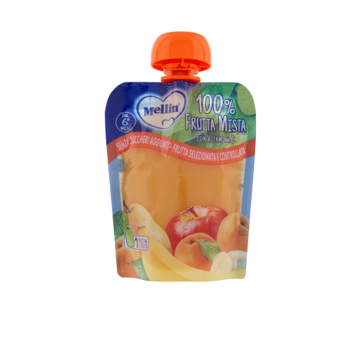 MELLIN POUCH 100% FRUTTA MISTA GR.90              