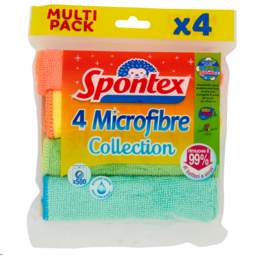 PANNI SPONTEX MICROFIBRE X4                       