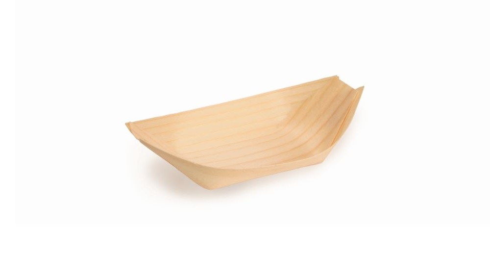 BARCHETTA MONOUSO LEGNO BYO 9,5 CM PZ 100         