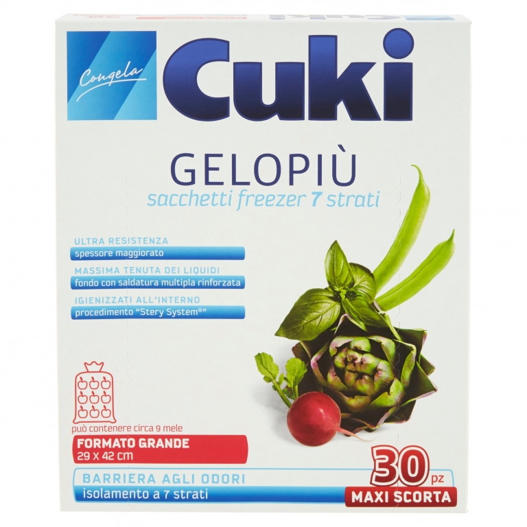 SACCH.GELOPIU'CUKI MAXI SCORTA MIS GRANDE         