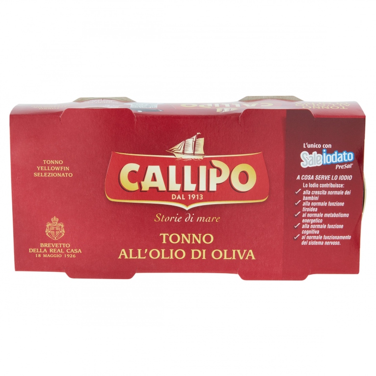 TONNO CALLIPO O.O. GR.140X2 STRAPPO               
