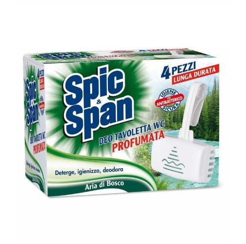 TAVOLETTA DEO SPIC&SPAN WC X4 ARIA DI BOSCO       