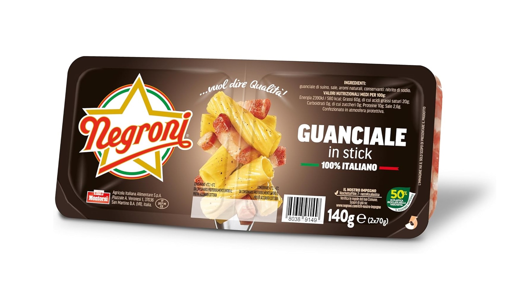 STICK DI GUANCIALE NEGRONI GR.70X2                