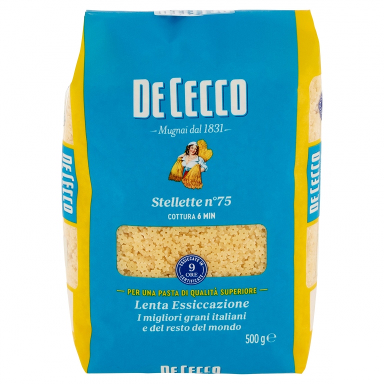 PASTA DE CECCO N.75 STELLETTE GR.500              