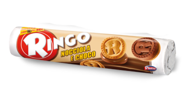 RINGO PAVESI TUBO NOCCIOLA&CHOCO GR.165X36        