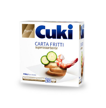 CARTA FRITTI SUPERASSORBENTE CUKI PZ,20           