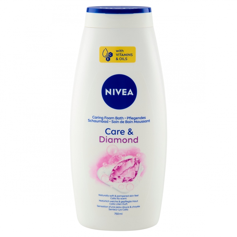 BAGNOSCH.NIVEA ML.750 DIAMONT TOUCH NEW           