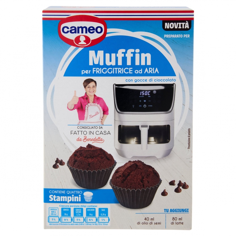 CAMEO PREP. MUFFIN AIR FRYER GR.155               