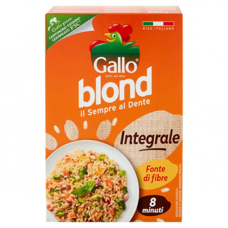 RISO GALLO BLOND INTEGR.VELOCE GR.500             