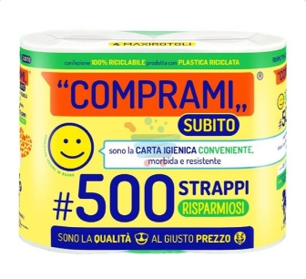 CARTA IG.COMPRAMI SUBITO ROTOLONI PZ.4 500 STRAPPI