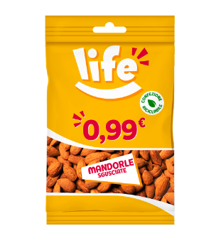 LIFE MANDORLE SGUSCIATE GR.45 T.0,99              