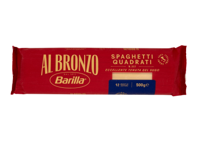 PASTA BARILLA AL BRONZO SPAGHETTI QUADR. GR.500   