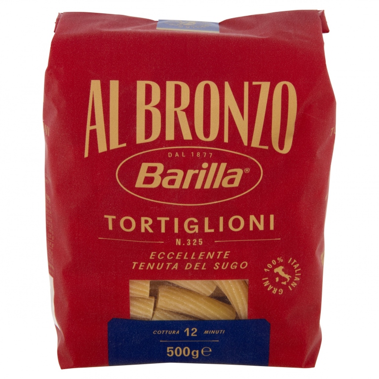 PASTA BARILLA AL BRONZO TORTIGLIONI GR.500        