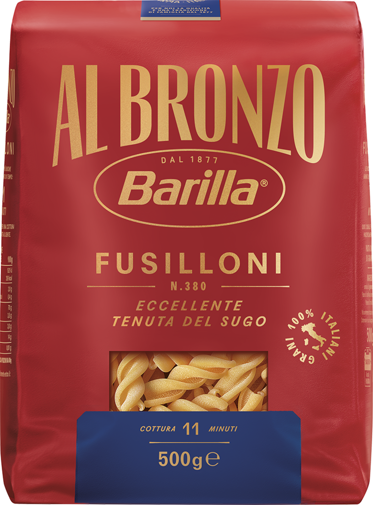 PASTA BARILLA AL BRONZO FUSILLONI GR.500          