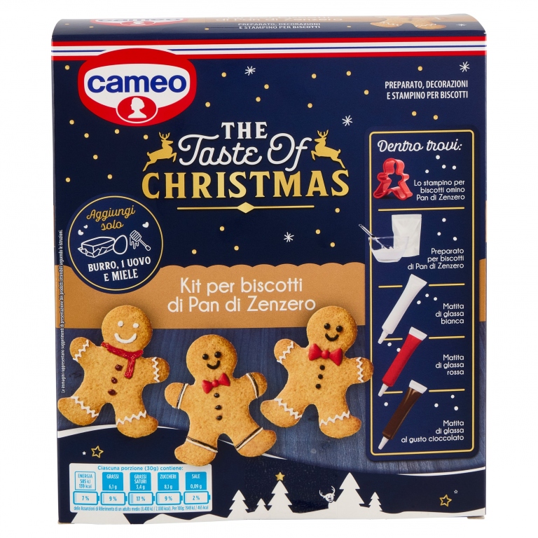 CAMEO KIT BISCOTTI PAN DI ZENZERO GR.337          