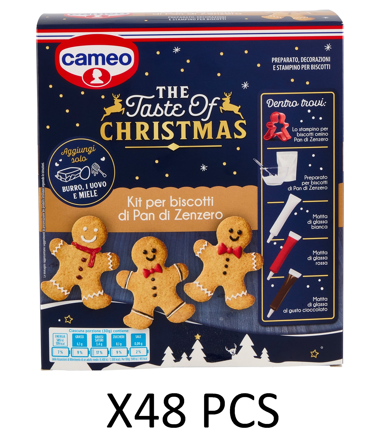 EXPO CAMEO KIT BISC. PAN DI ZENZERO GR.337 PZ.48  