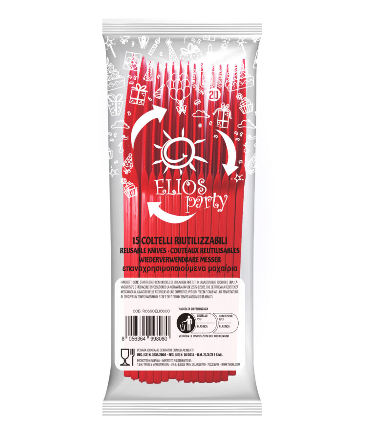 COLTELLI ROSSI ELIOS PZ.15                        