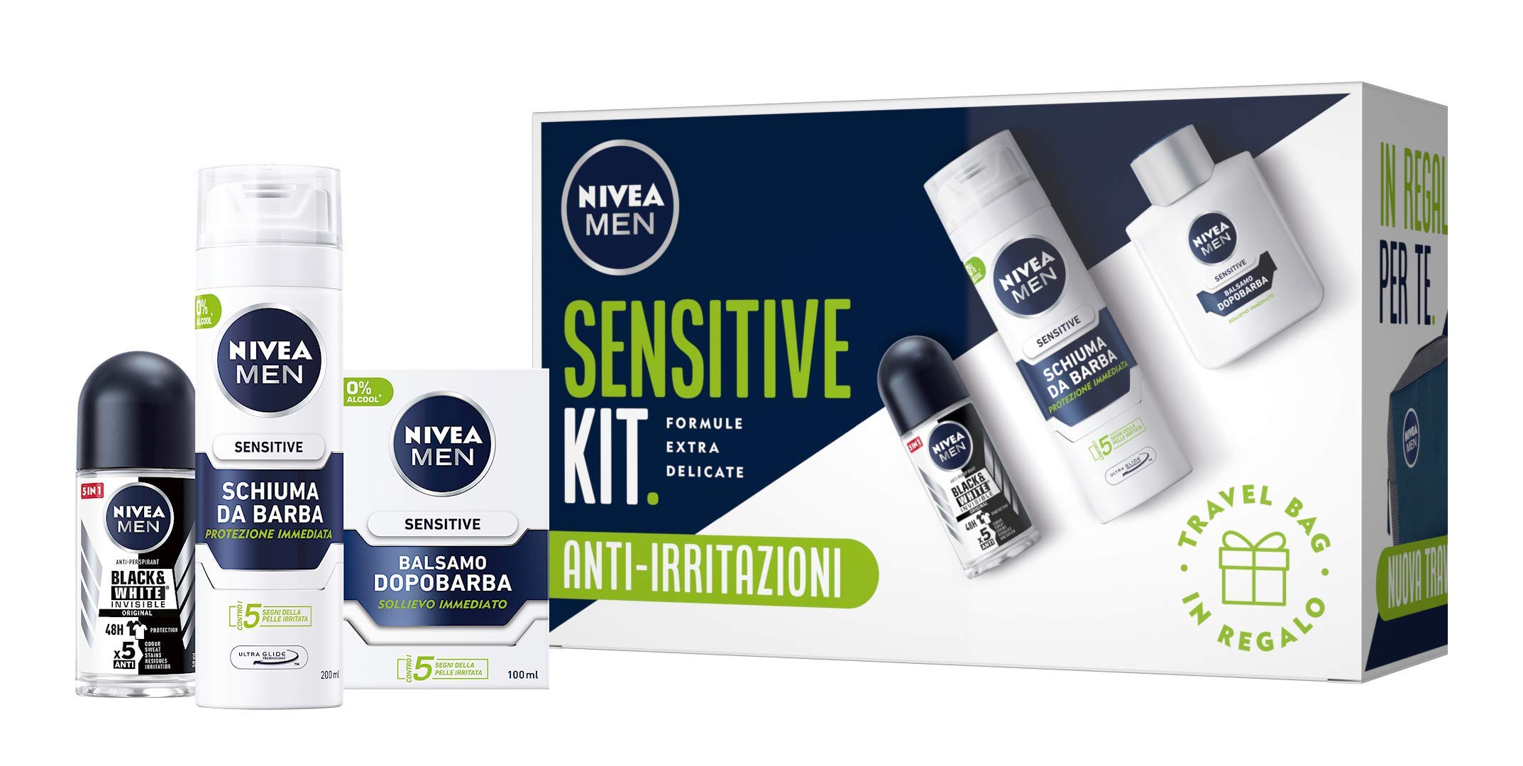 CONF.REGALO NIVEA MEN SENSITIVE DOPOB.SCHIUMA DEO 