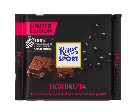 RITTER SPORT LIQUIRIZIA GR.100                    