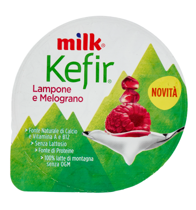 YOGURT MILK KEFIR MELOGRANO LAMPONE GR.150        