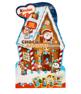 FERRERO KINDER CAL AVV CHOCO BISCUITS GR.198X48   