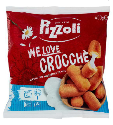 CROCCHETTE DI PATATE PIZZOLI G450                 