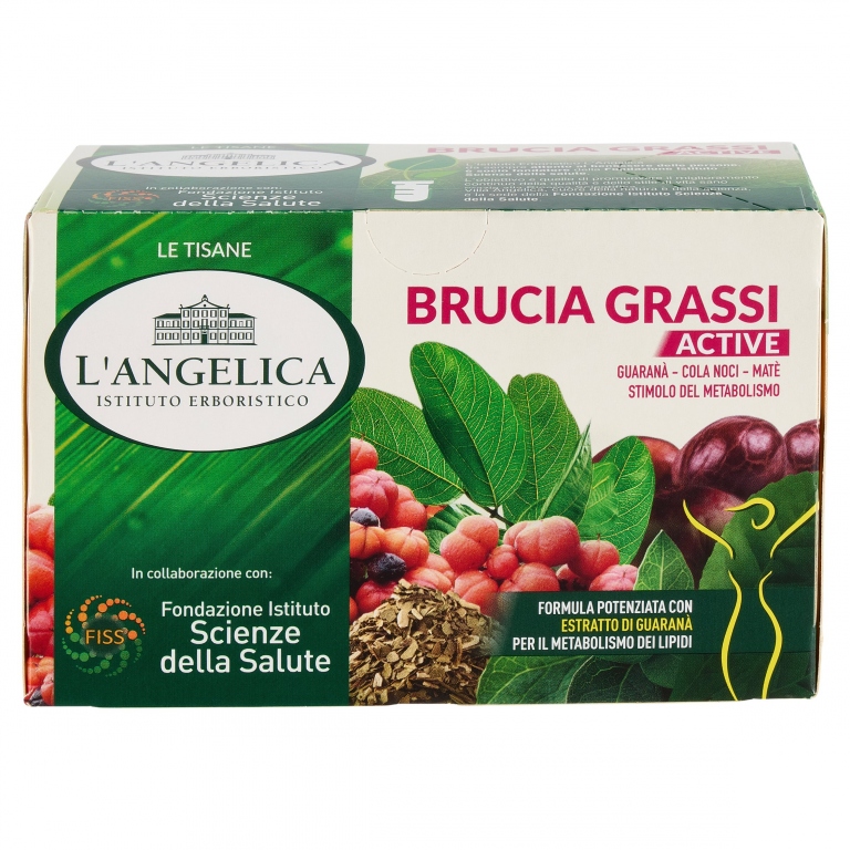 TISANA L'ANGELICA BRUCIA GRASSI 18 FILTRI         