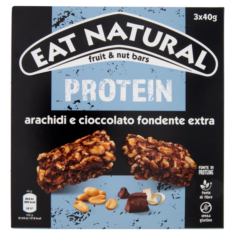 BARRETTE EAT NATURAL PRO CIOCC. E ARACH. GR.120   