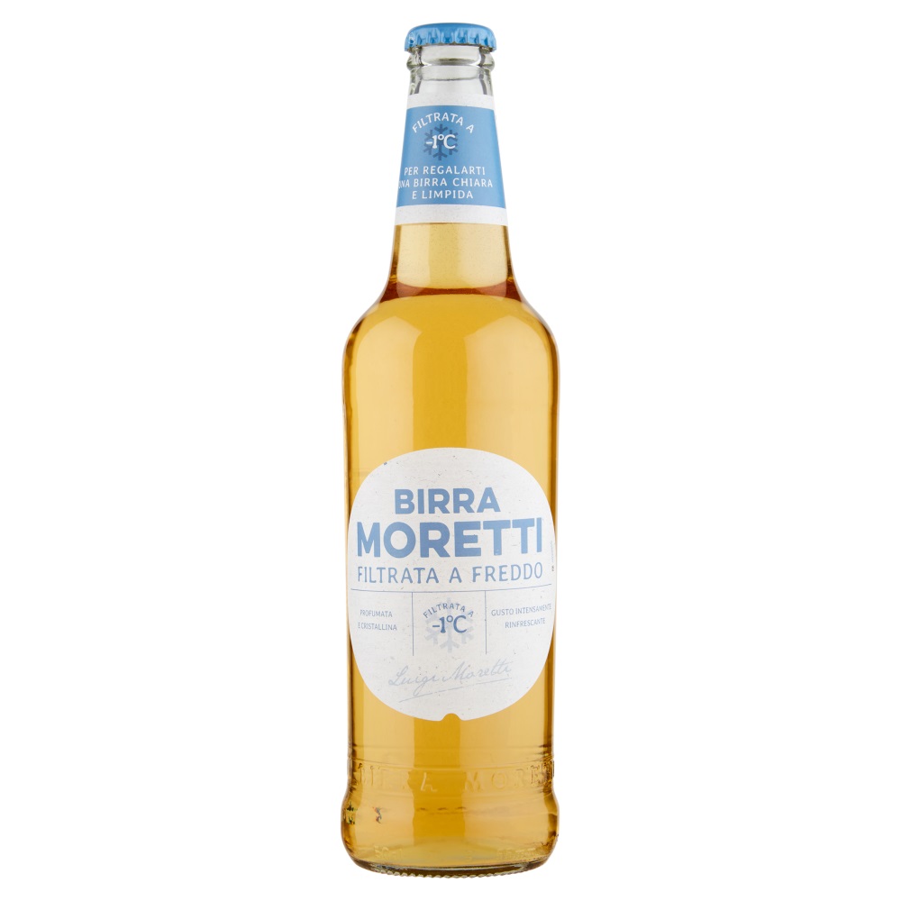 BIRRA MORETTI CL.50 FILTRATA A FREDDO             