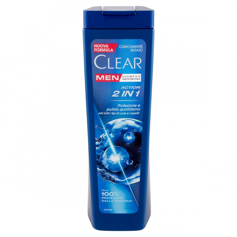 SHAMPOO CLEAR BLU ML.225 ACTION 2/1               